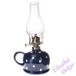 Petrolejová lampa - tmavě modrá